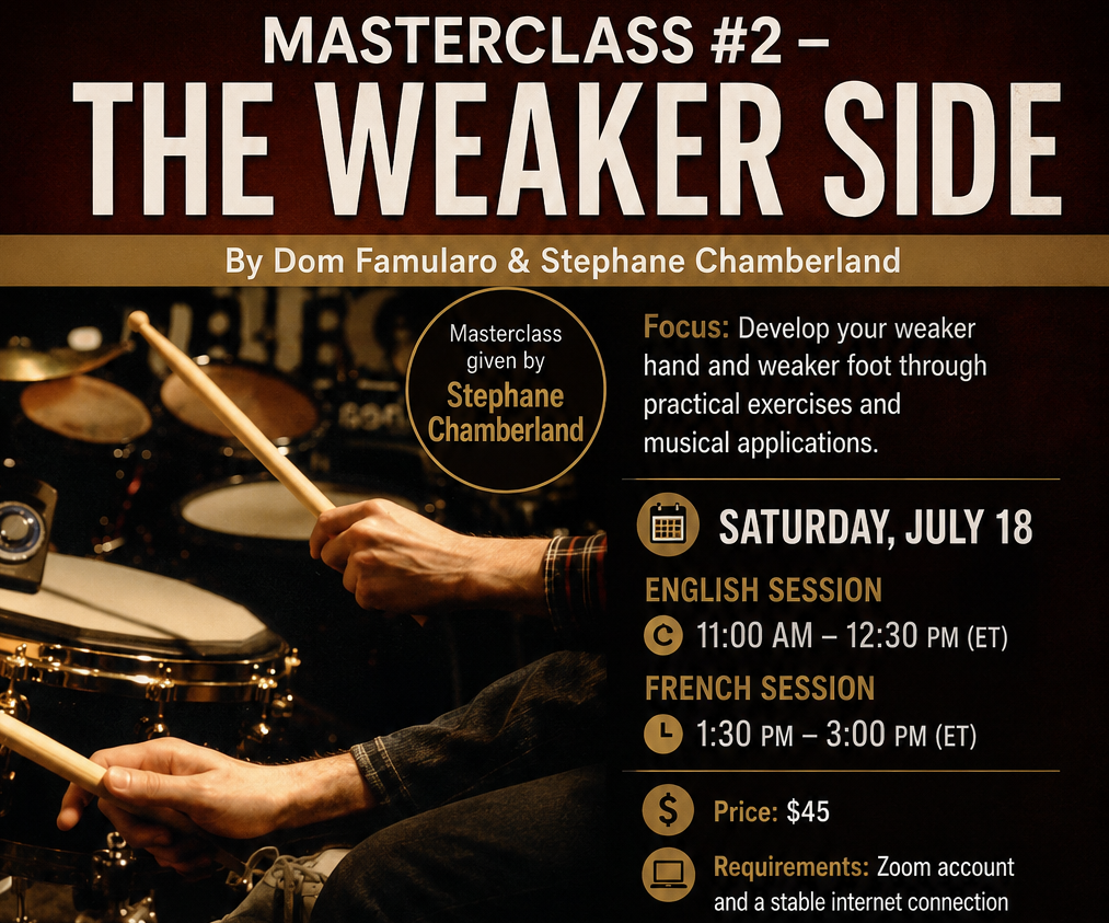 The Weaker Side Masterclass ticket - July 18th 2026 - English