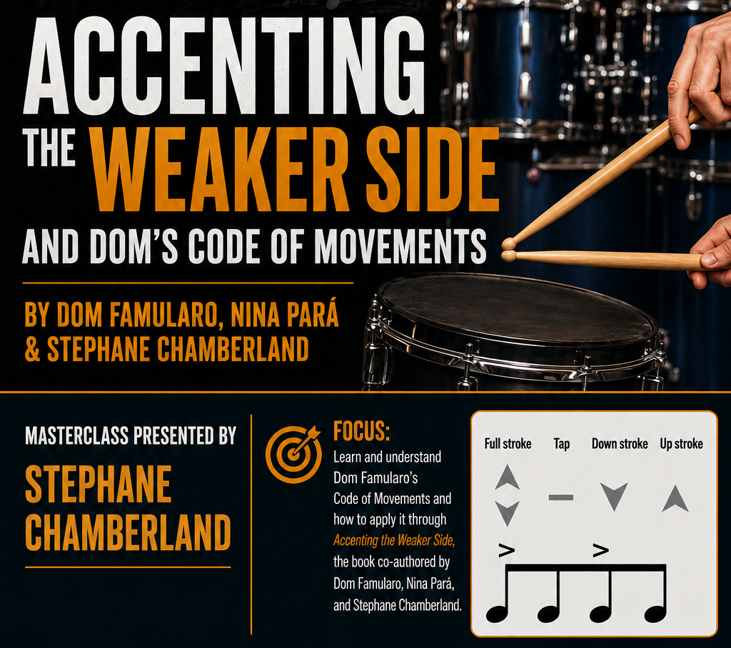Accenting the Weaker Side Masterclass - August 15th