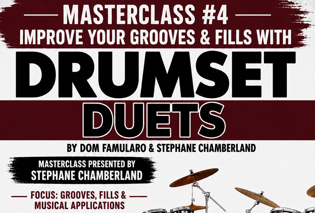 Online Masterclass - Grooves and Fills with Drumset Duets - September 26th 2026